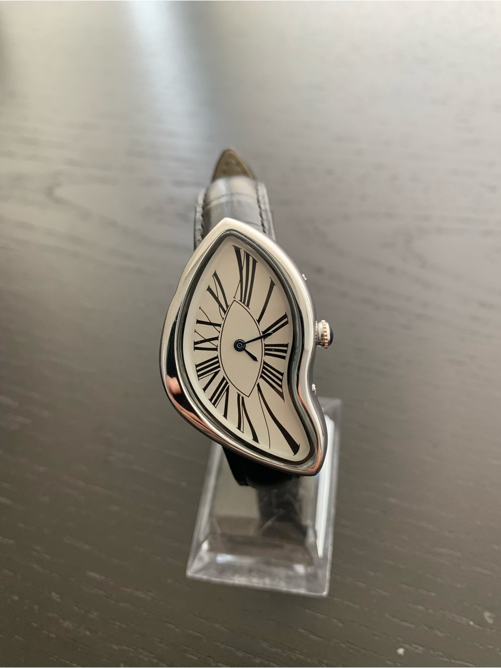 Brand New Dali Crash Watch White  Dial Silver Bezel